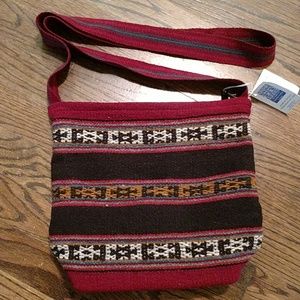 Handwoven boho bag
